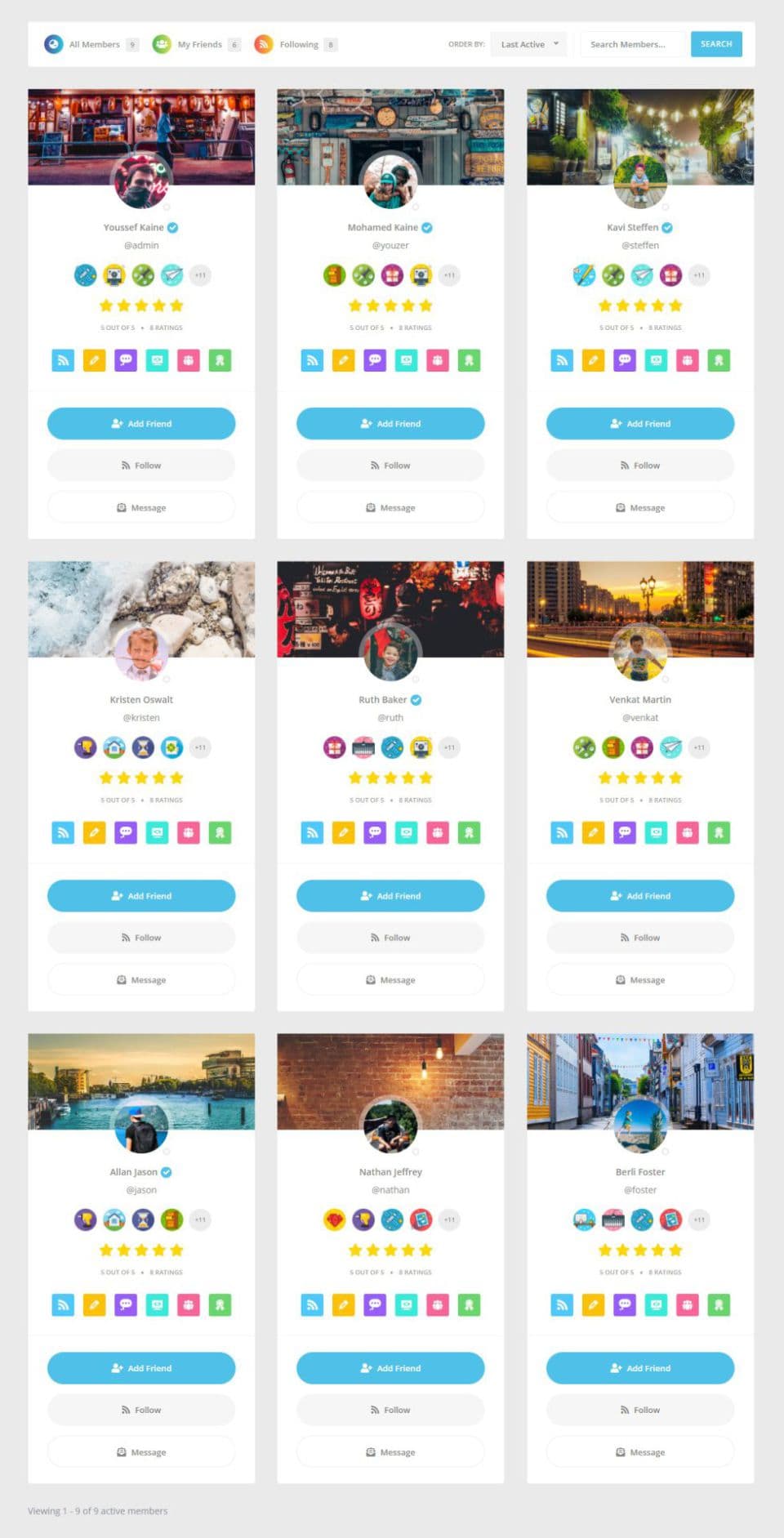افزونه Youzify Pro شبکه اجتماعی و پروفایل کاربری حرفه ای وردپرس 3.5.0 — تصویر ۲