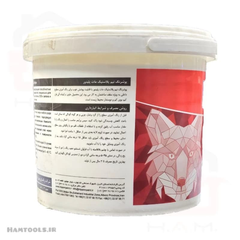 رنگ پلیدور دبه نیپون و ایرانیان نیم پلاستیک کد 630 — تصویر ۲