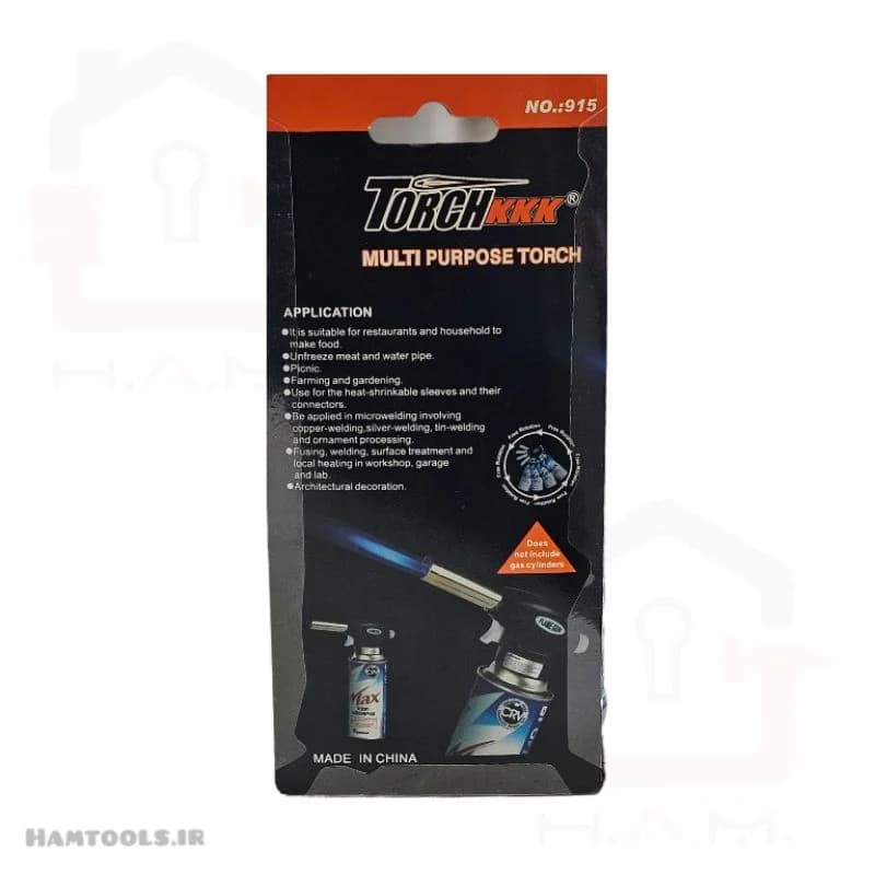 تورچ فندک دار flame gun مدل 915 — تصویر ۲