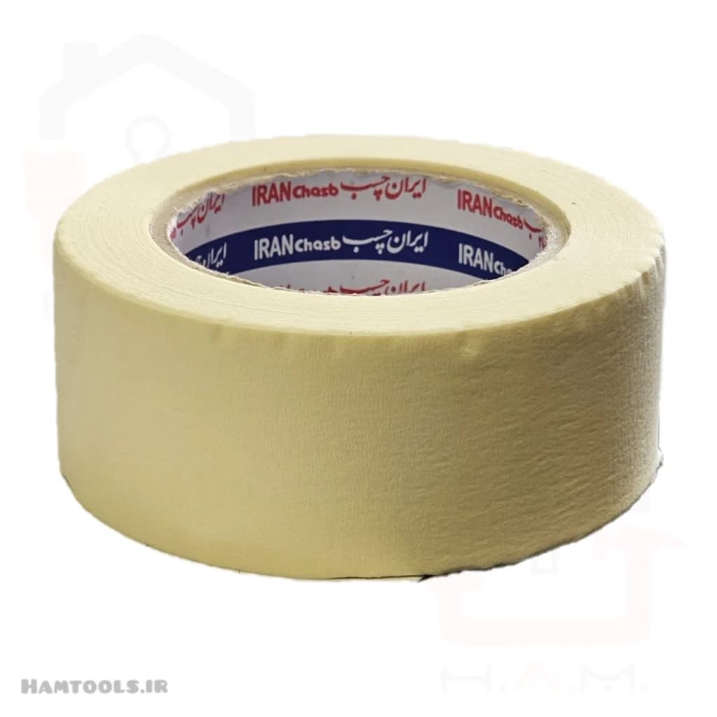 نوار چسب کاغذی پهن 4.8 سانتی ایران چسب