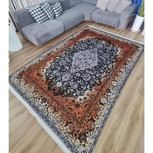 فرشینه | فرش چاپی برند حسن نیا چاپی هازان ترک طرح سنتی h239 (پس کرایه)