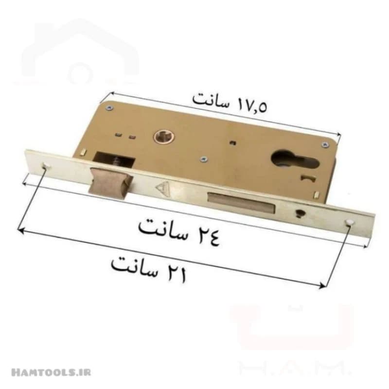 قفل سوییچی دلتا 6/5 سانتی — تصویر ۳