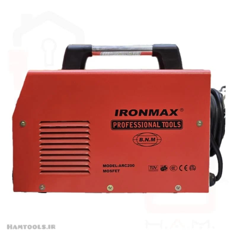 دستگاه جوشکاری ( اینورتر ) 200 آمپر آیرون مکس Arc – 200 MOSFET — تصویر ۵