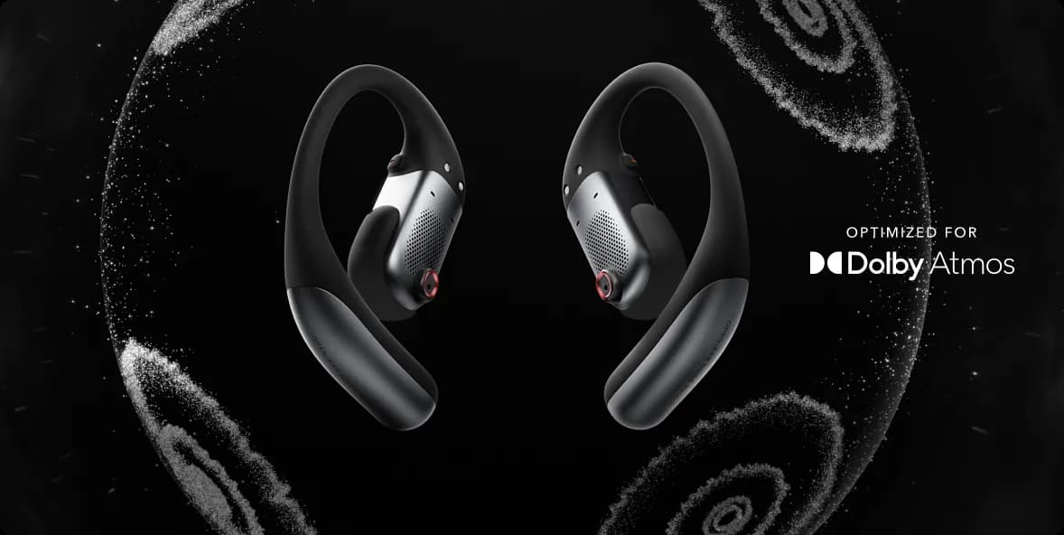 هدفون بی‌سیم Open-Ear شاکز مدل OpenFit Pro T010 با کاهش نویز — تصویر ۲