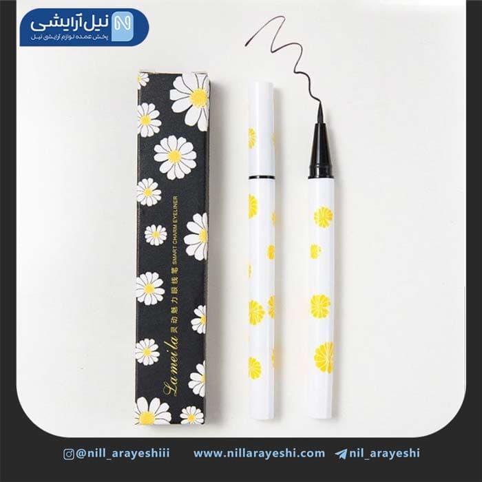 خط چشم ماژیکی قلمی طرح بابونه لامیلا کد 821