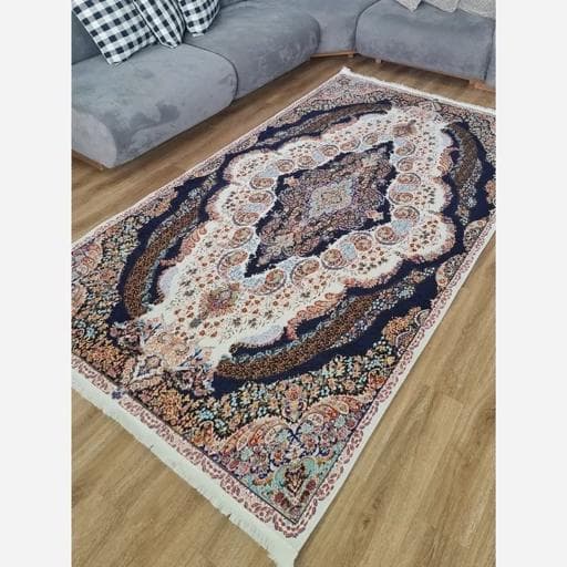 فرشینه | فرش چاپی برند حسن نیا چاپی هازان ترک طرح سنتی 116 (پس کرایه) — تصویر ۷