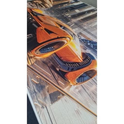 فرشینه | فرش چاپی برند حسن نیا مخمل اسپورت طرح ماشین کد G101 (پس کرایه) — تصویر ۳