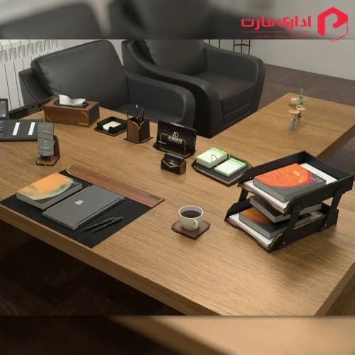 ست رومیزی اداری 10 تیکه آونگ دکو مدل A707 — تصویر ۳