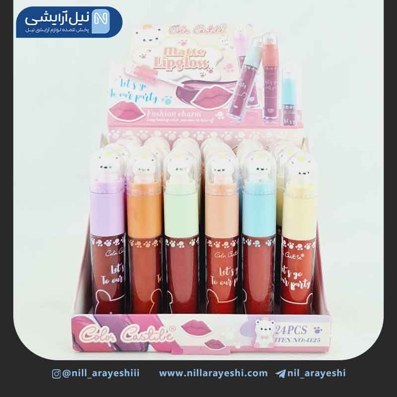 رژ لب مایع درب خرسی کالر کاستل کد 4125