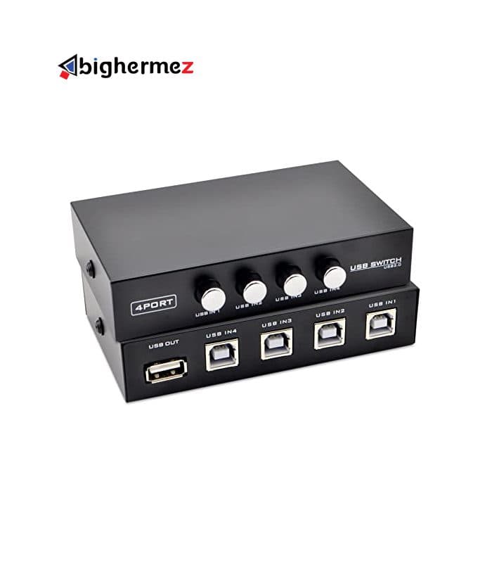دیتا سوئیچ پرینتر 4پورت پی نت مدل دستی