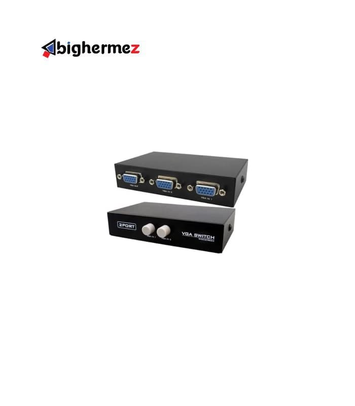 دیتا سوئیچ 2پورت VGA پی نت مدل دستی