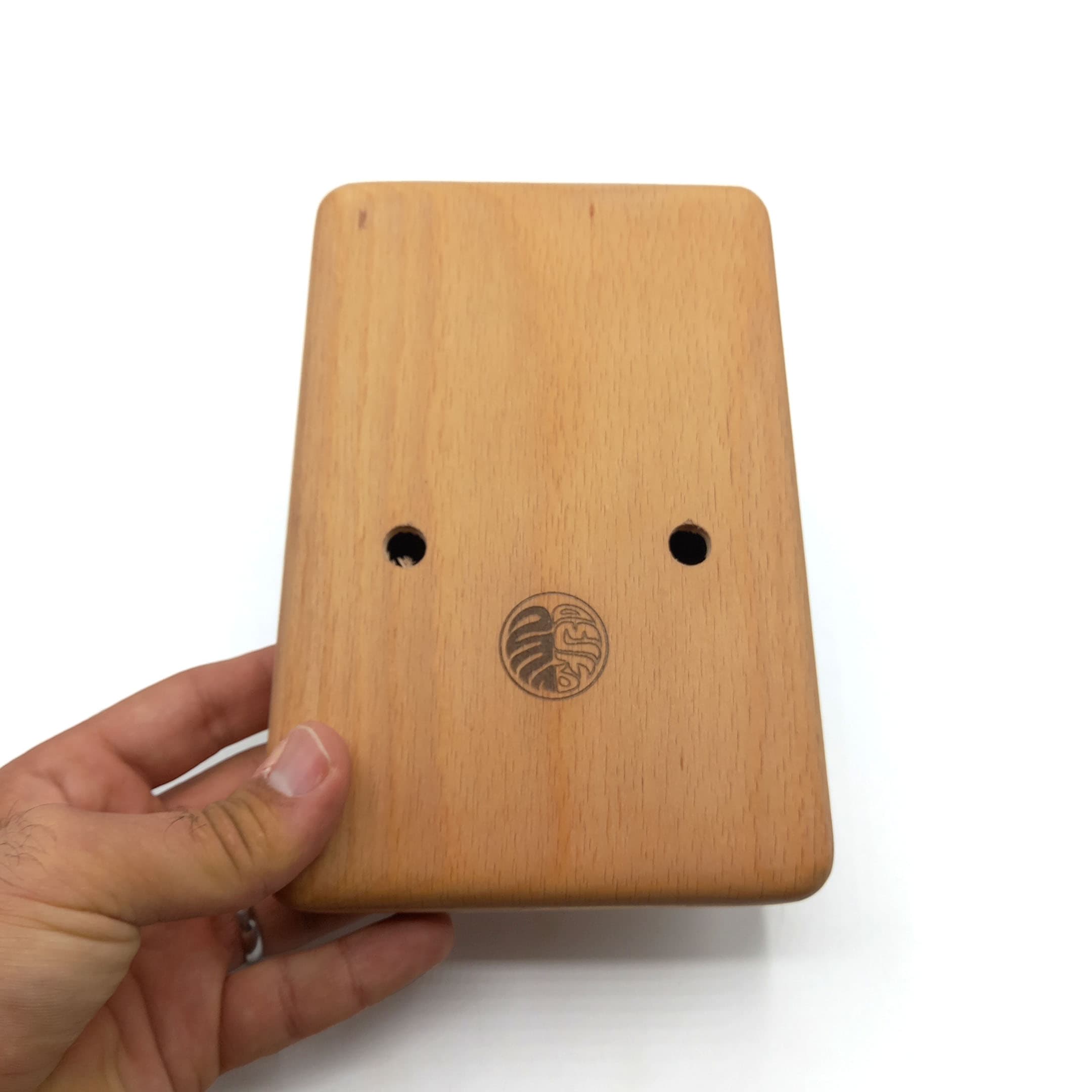 کالیمبا 17 تیغ چوب راش طرح گربه کد d160005 — تصویر ۶