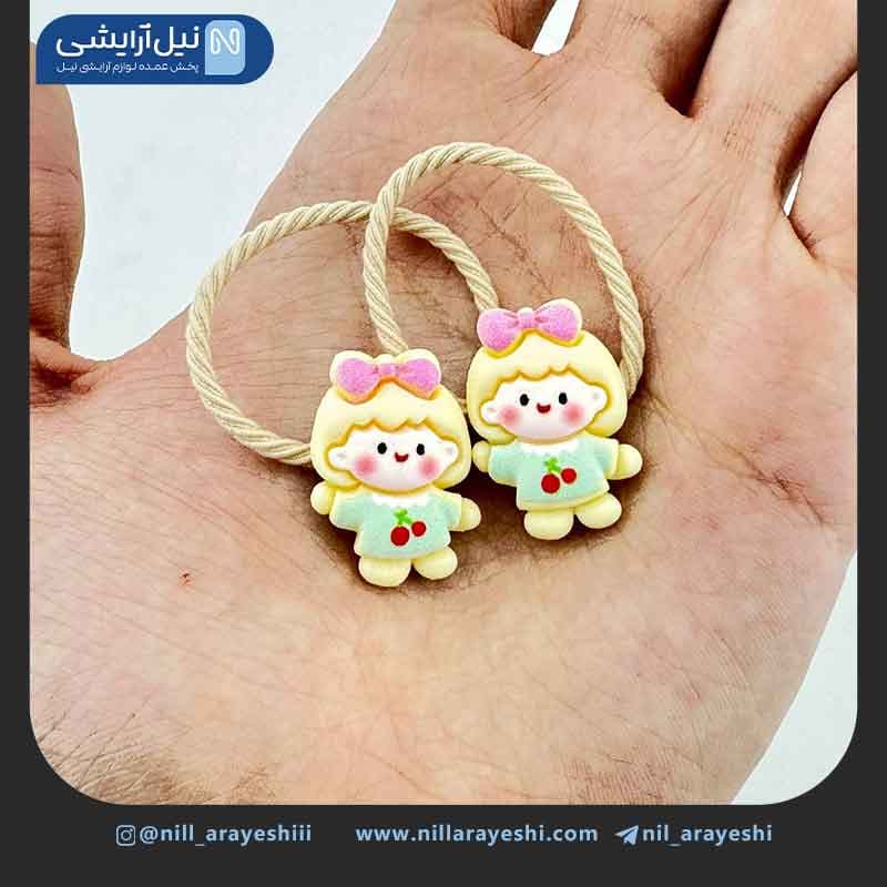 کش مو کارتی طرح دختر بیست عددی — تصویر ۲