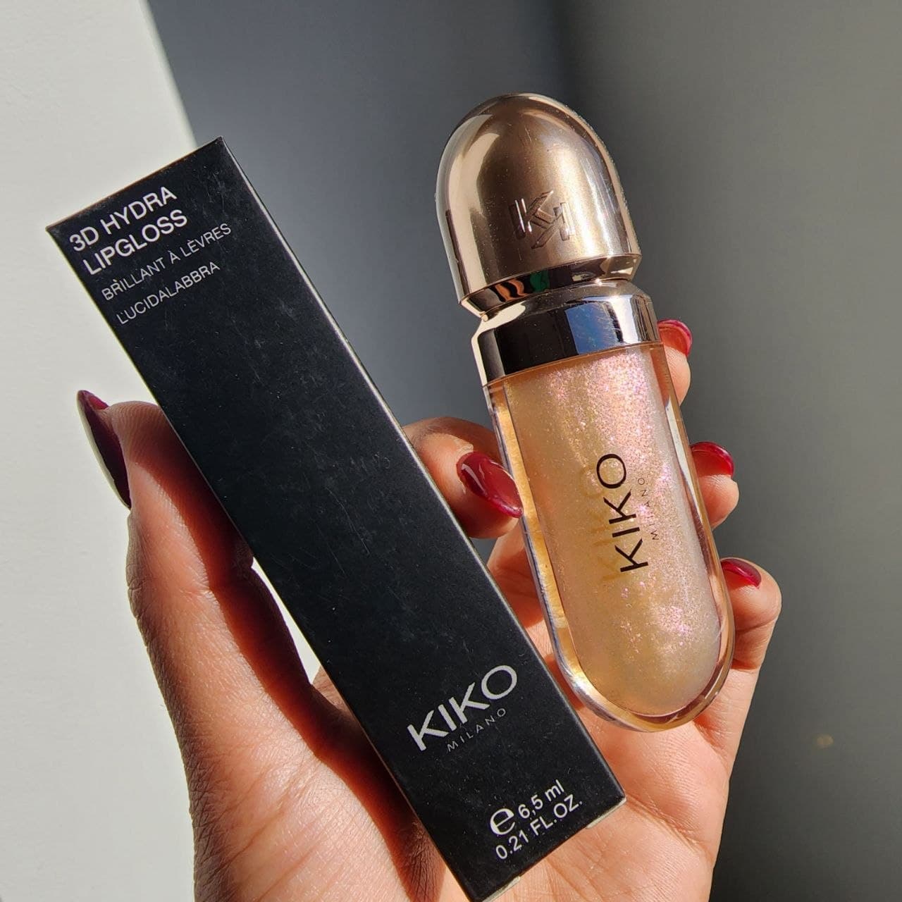 لیپ گلاس طلایی کیکو Kiko — تصویر ۸