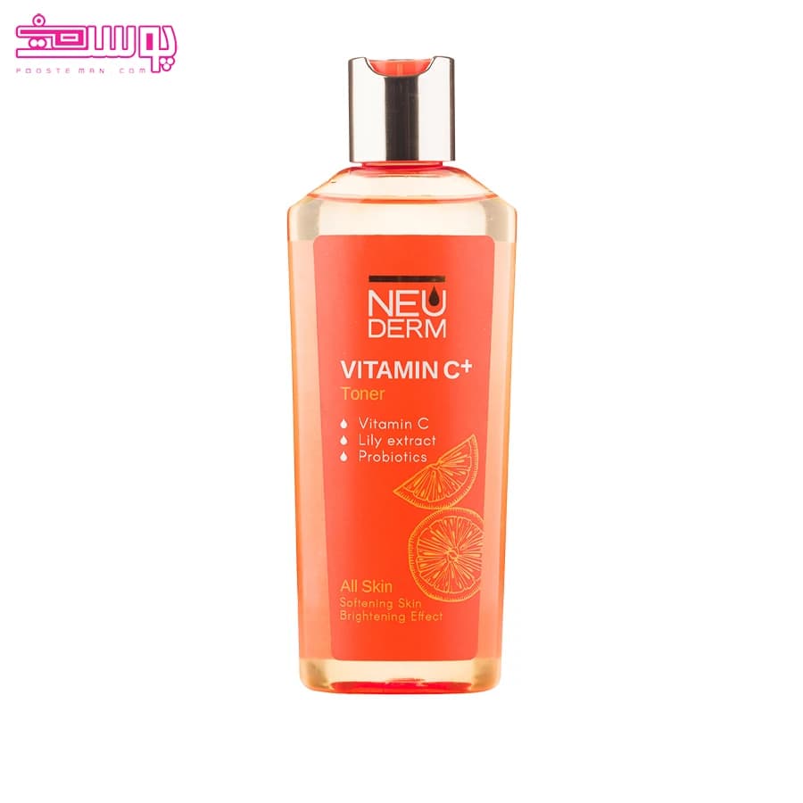 تونر ویتامین سی نئودرم مناسب پوست نرمال تا خشک حجم 200ml