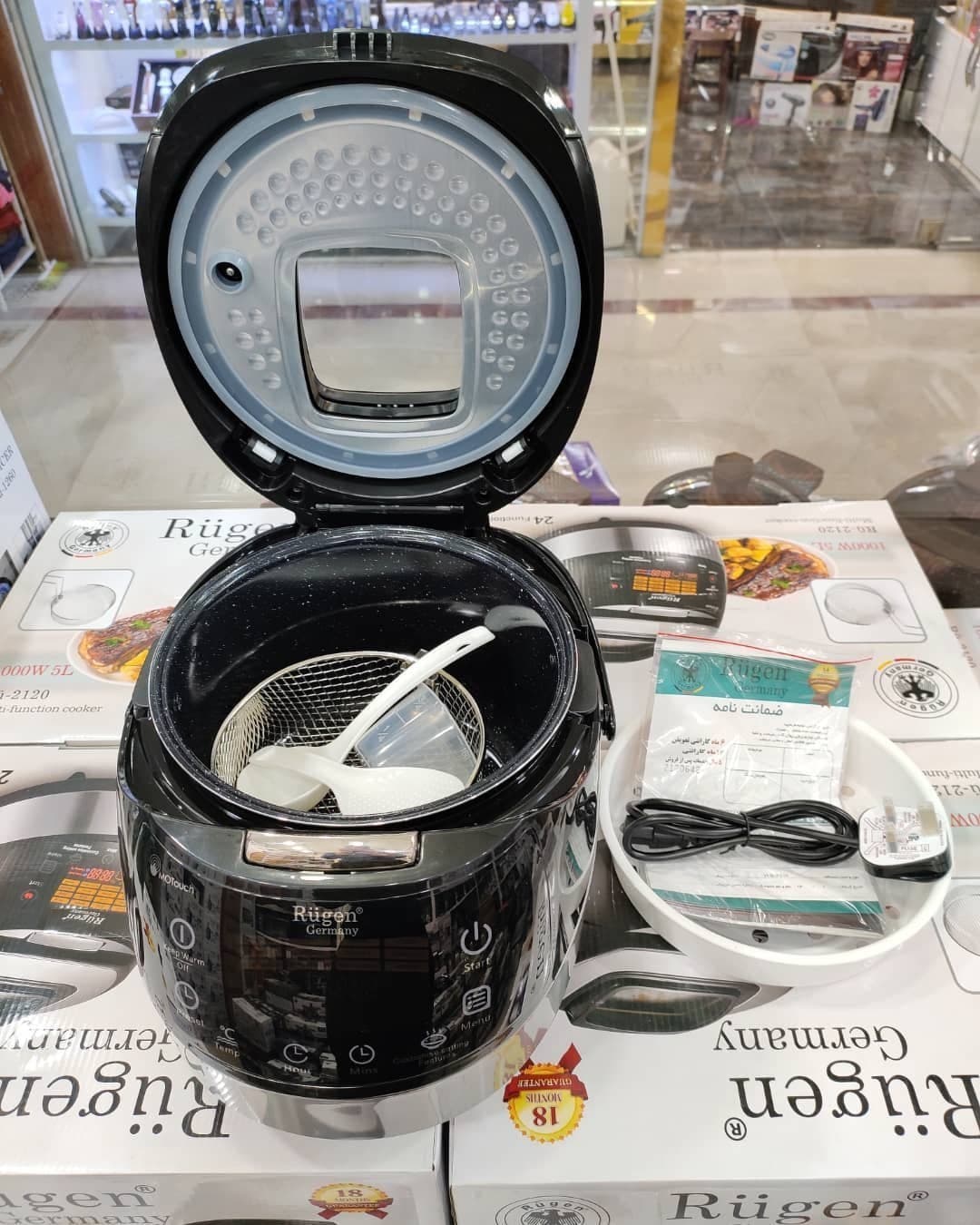پلوپز همه کاره مدل 2120 روگن آلمان / rugen versatile rice cooker ru-2120 — تصویر ۷