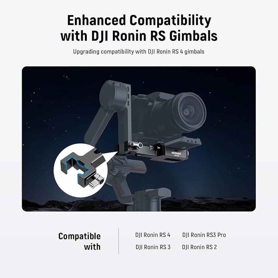 ورتیکال مانت ارتقا یافته دوربین و رونین نیور | Upgraded Vertical and Horizontal Camera Mount Compatible with DJI RS 4 3 2 Pro | CA108 — تصویر ۷