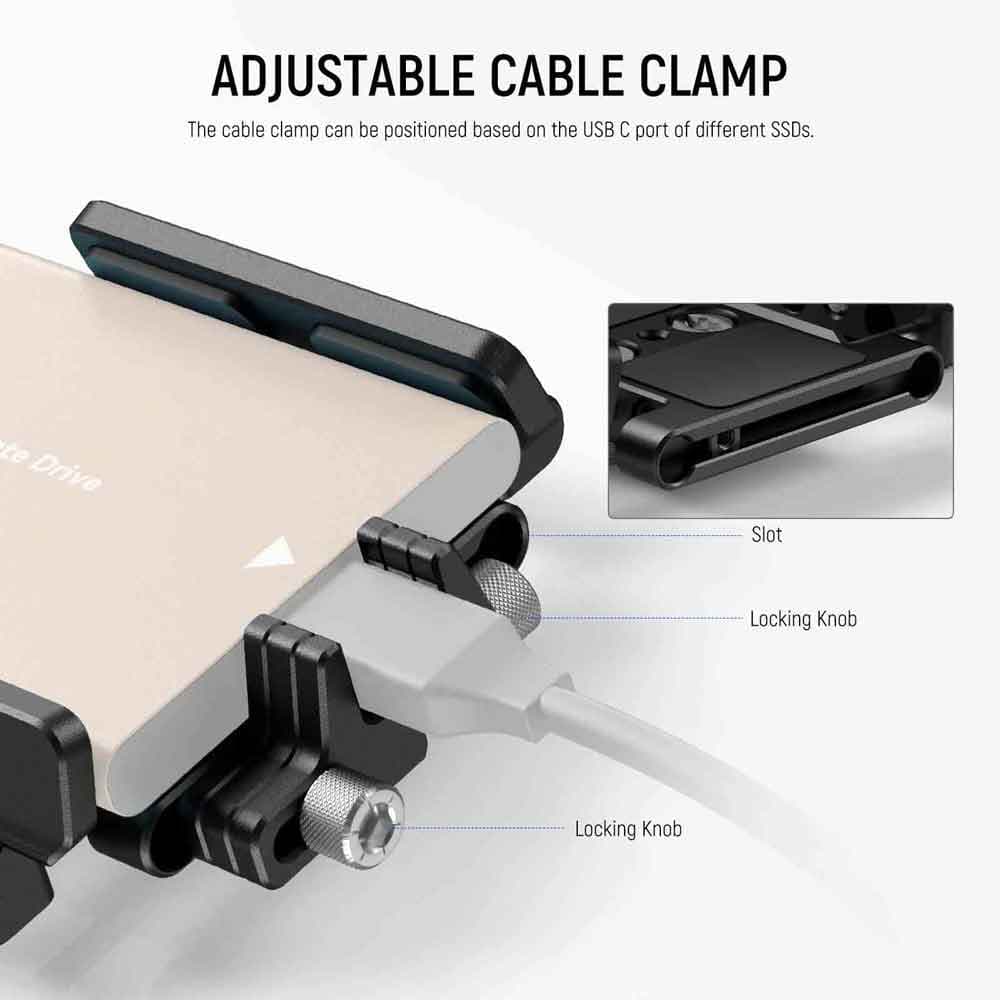 مانت و براکت نگهدارنده هارد و حافظه اس اس دی نیور | NEEWER UA035 Mount Bracket SSD Holder