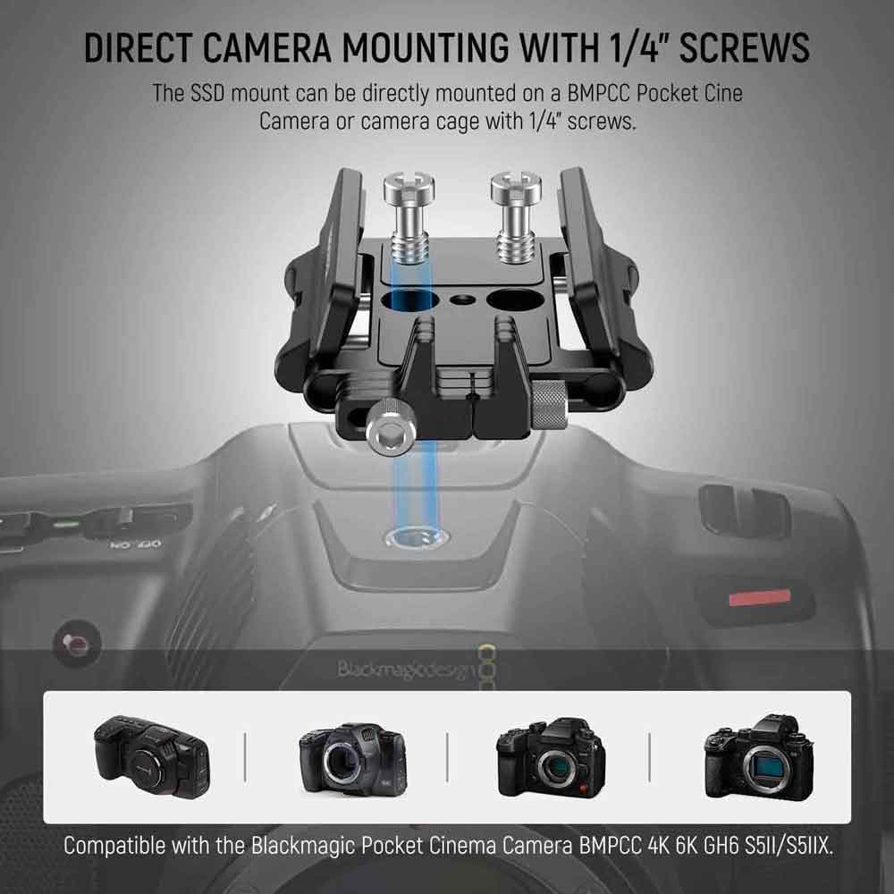 مانت و براکت نگهدارنده هارد و حافظه اس اس دی نیور | NEEWER UA035 Mount Bracket SSD Holder — تصویر ۴