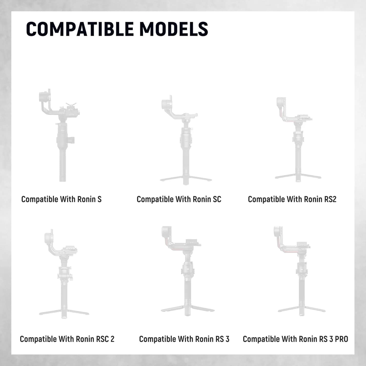 دسته دوتایی گیمبال رونین نیور | NEEWER GA006 Dual Handgrip for DJI RONIN S/SC/RS 2/RSC 2/RS 3/RS 3 PRO — تصویر ۸