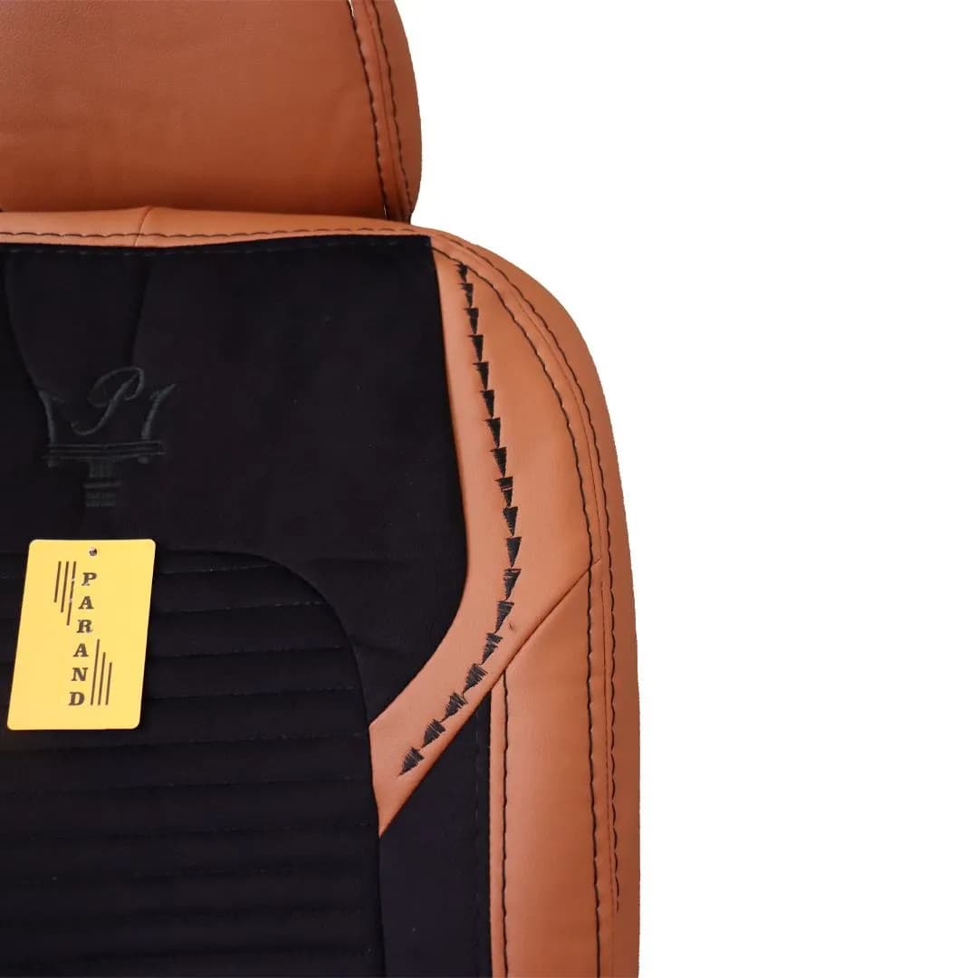 روکش صندلی طرح ارو وسط مخمل (سفارشی) مناسب تیبا ۱ (98 به بالا) کد (TJ-P30) — تصویر ۳