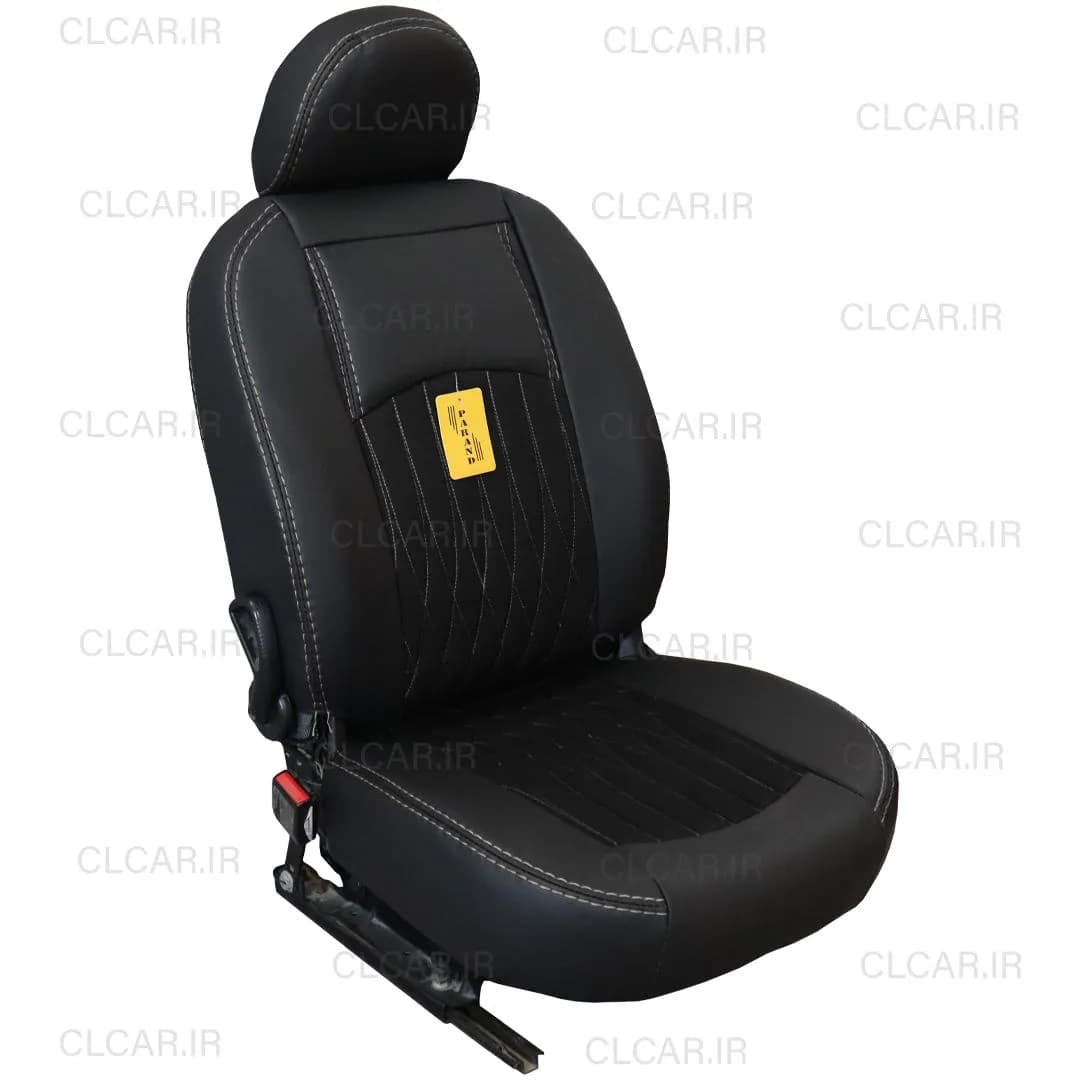 روکش صندلی طرح بوگاتی چرم و مخمل (سفارشی) مناسب پژو پرشیا جدید کد (PJ-BU) — تصویر ۳
