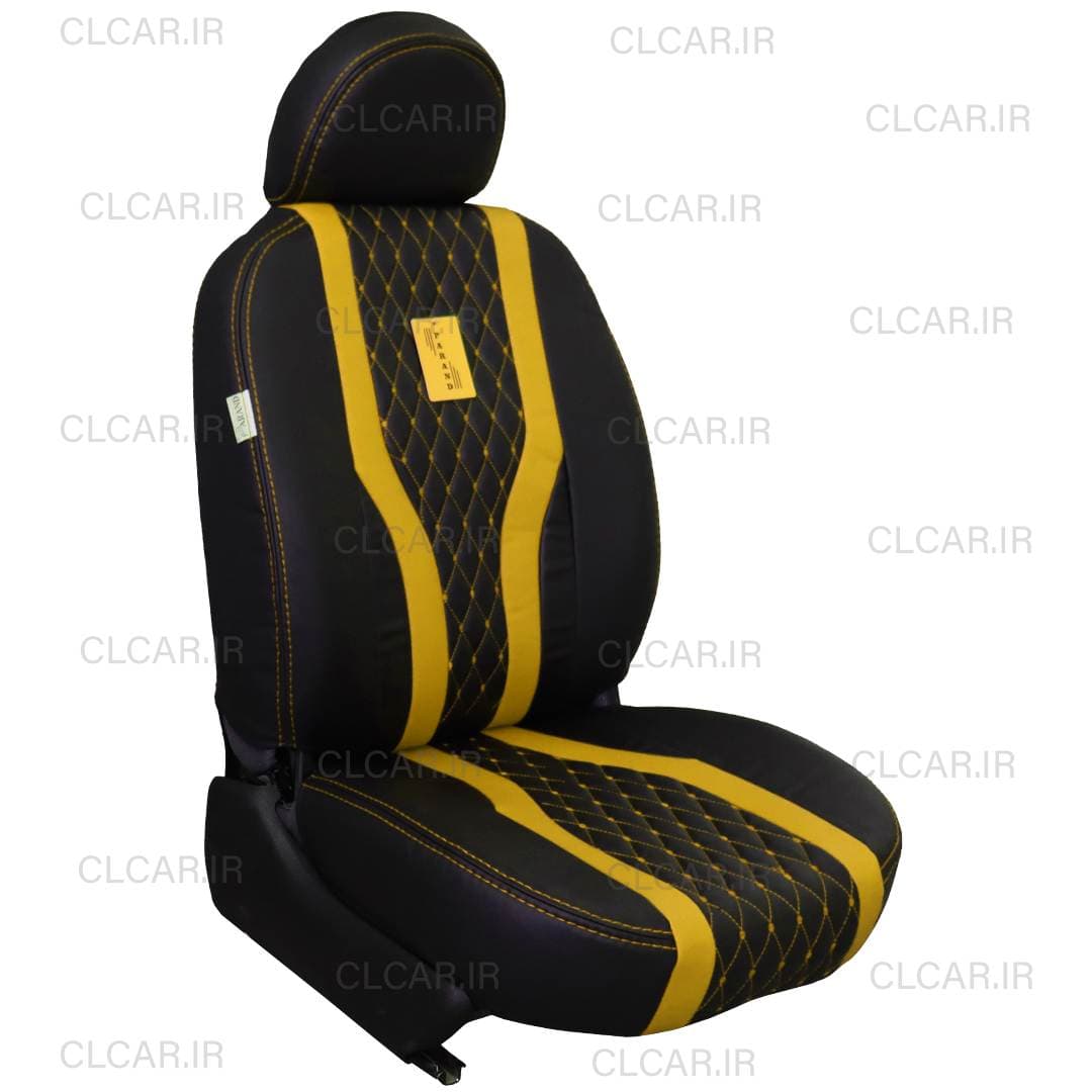 روکش صندلی طرح اینفینیتی چرم (سفارشی) مناسب سمند قدیم کد (SG-18) — تصویر ۷