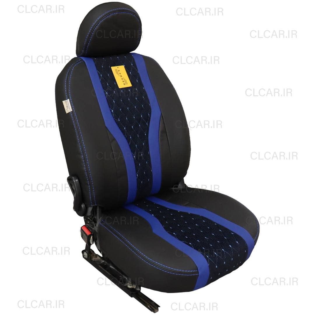 روکش صندلی پژو 405 جدید طرح اینفینیتی زرشکی تمام چرم (سفارشی) کد (4J-18-Z) — تصویر ۵
