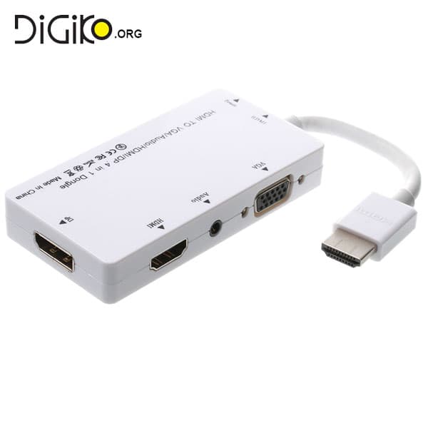 تبدیل HDMI به VGA /DISPLAYPORT/HDMI/AUDIO