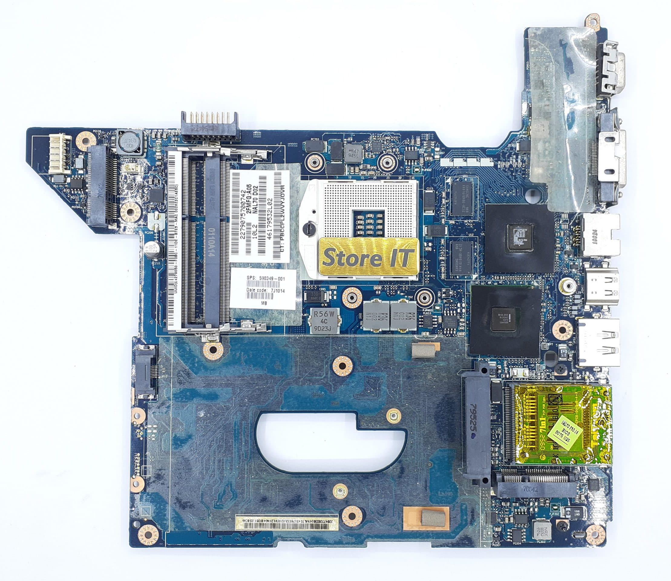مادربرد لپ تاپ اچ پی Pavilion DV4-2000 La-4107p I5 Support با گرافیک 512MB
