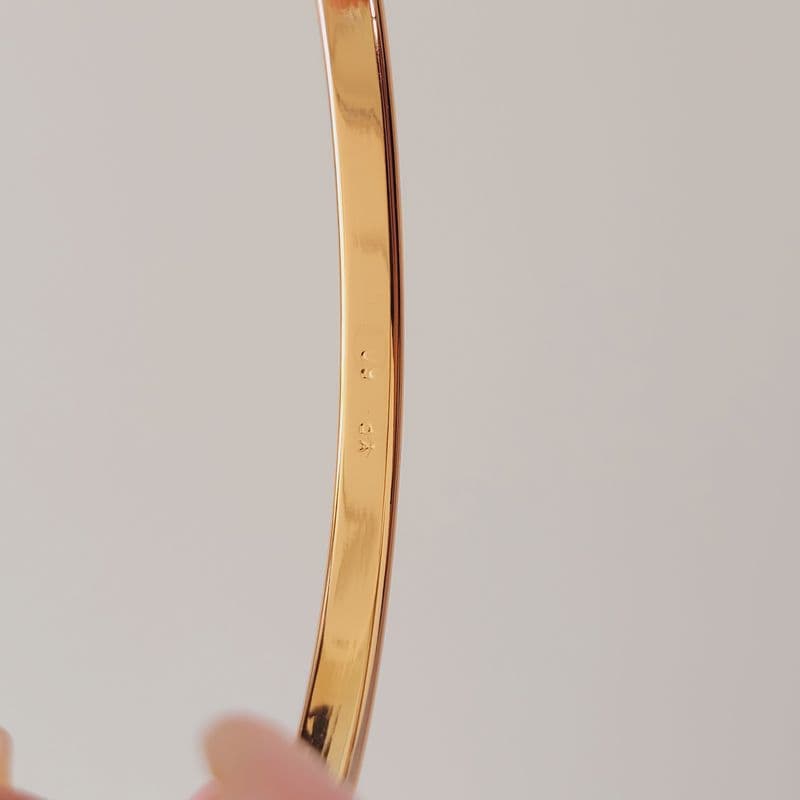 بنگل ژوپینگ زنانه سه بعدی طرح مثلث نگینی — تصویر ۵