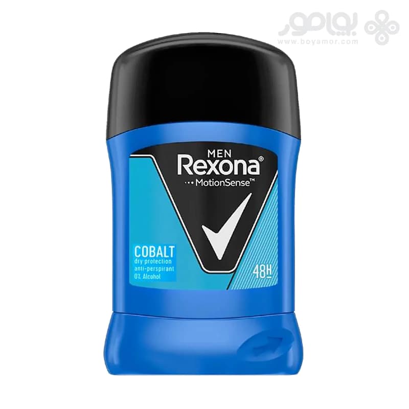 استیک دئودورانت مردانه رکسونا مدل COBALT DRY وزن 40 گرم