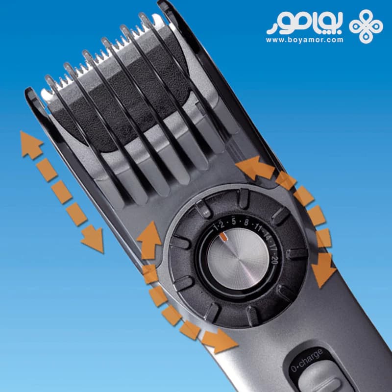 ریش تراش پیرایشگر پاناسونیک مدل ER 217S ساخت ژاپن — تصویر ۷
