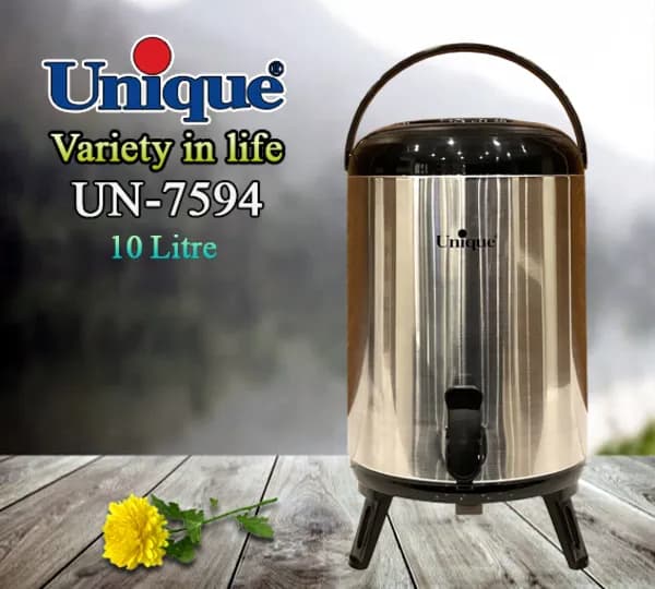 کلمن 10 لیتر داخل استیل یونیک مدل UN-7589 — تصویر ۲
