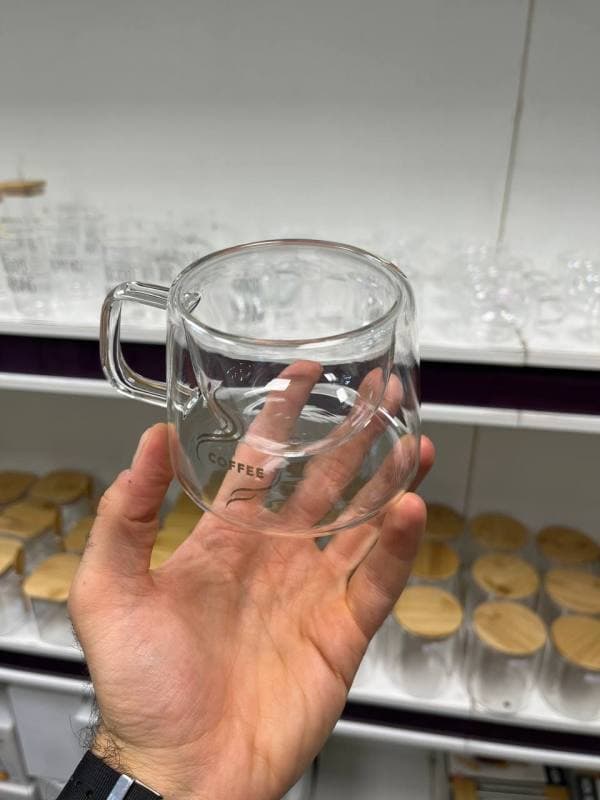 ليوان پيركس 2 جداره coffee بزرگ — تصویر ۴