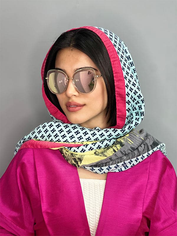 عینک آفتابی زنانه اورجینال صورتی گربه ای چنل پلاریزه — تصویر ۲
