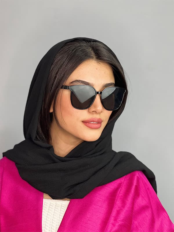 عینک آفتابی زنانه اورجینال مشکی برند چنل کلاسیک پلاریزه — تصویر ۳