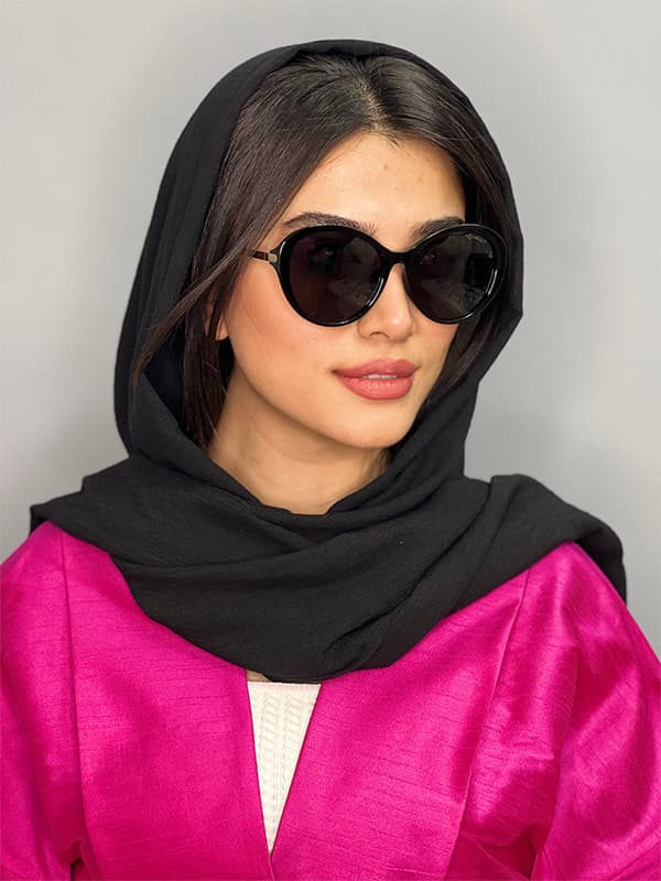عينک آفتابی اورجينال زنانه مشکی برند چنل پلاریزه