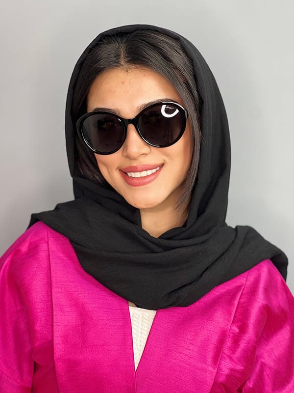 عينک آفتابی اورجينال زنانه مشکی برند چنل پلاریزه — تصویر ۳