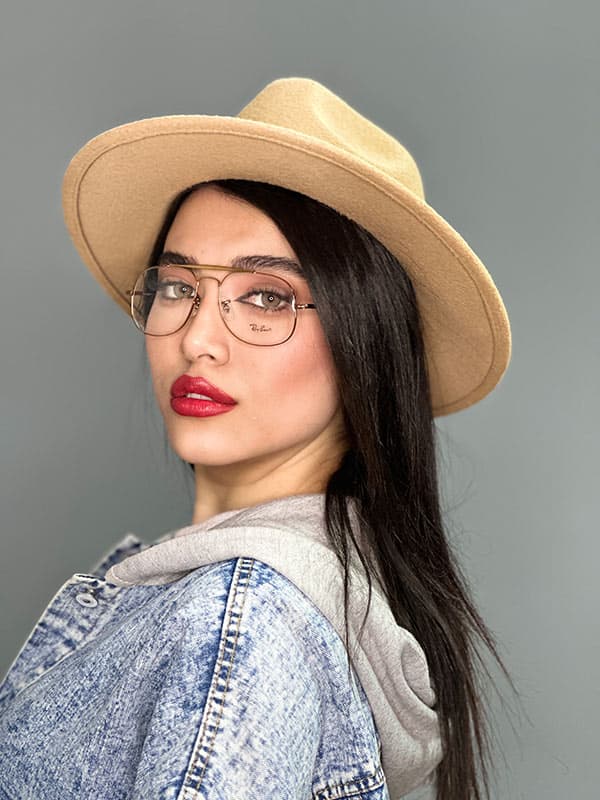 عینک طبی زنانه اسپرت رزگلد مارک ری بن