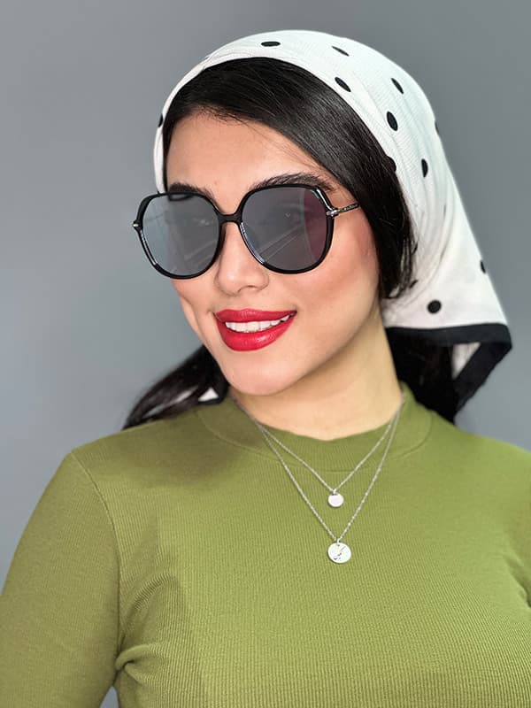 عینک آفتابی شیک دخترانه مشکی اورجینال Gucci — تصویر ۲
