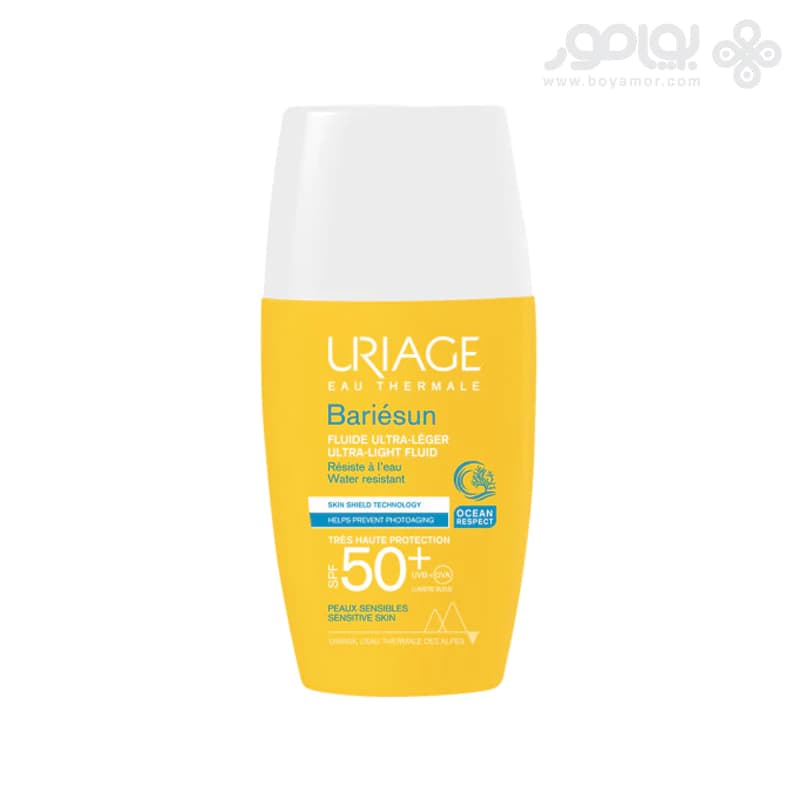ضد آفتاب اوریاژ بریسان SPF50 مدل ULTRA LIGHT FLUID حجم 30 میل