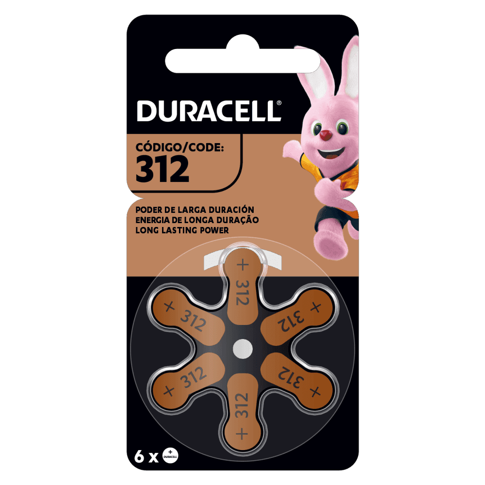 باتری سمعک شماره 312 دوراسل Duracell
