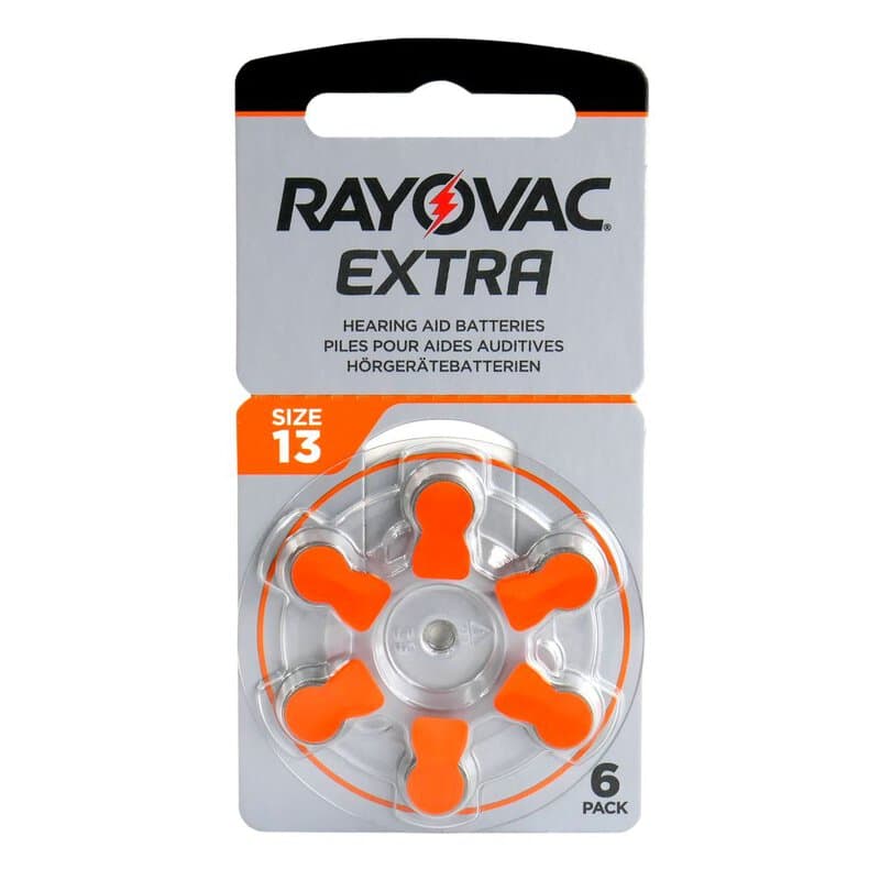 باتری سمعک شماره 13ریواک Rayovac