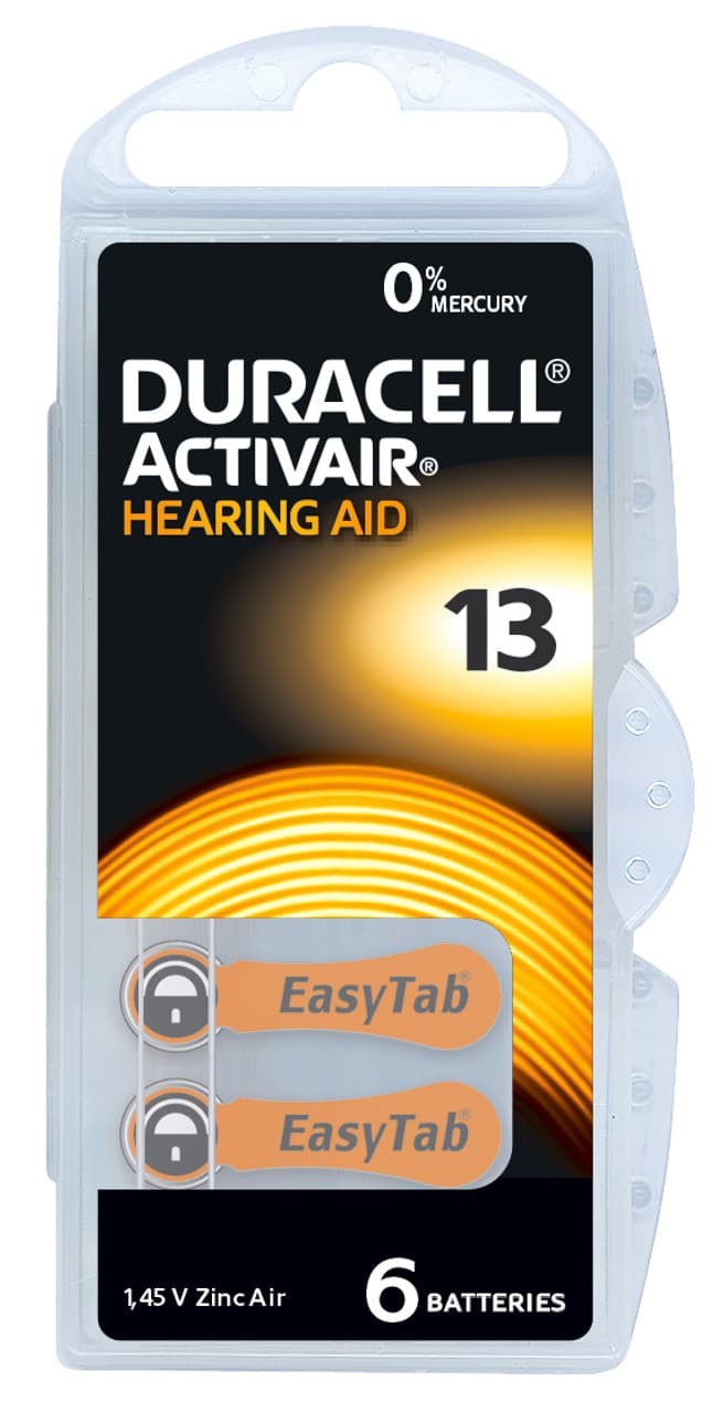 باتری سمعک شماره 13 دوراسل – Duracell