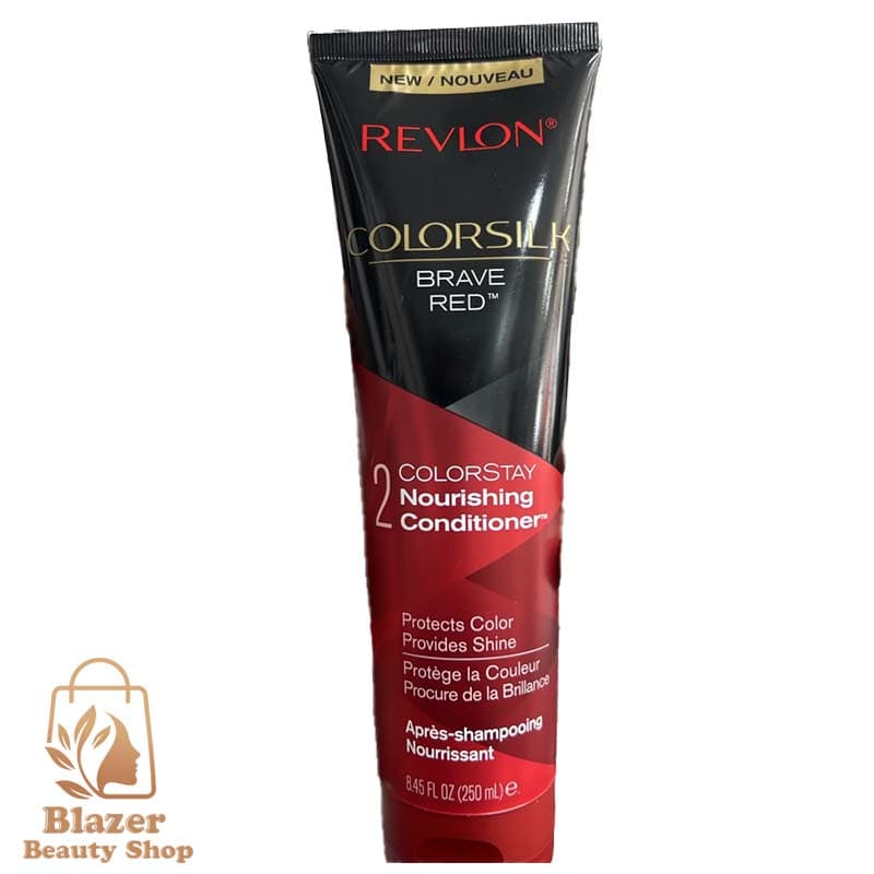نرم‌کننده تثبیت‌کننده موهای قرمز رولون مدل ColorSilk Brave Red (حجم ۲۵۰ میل)