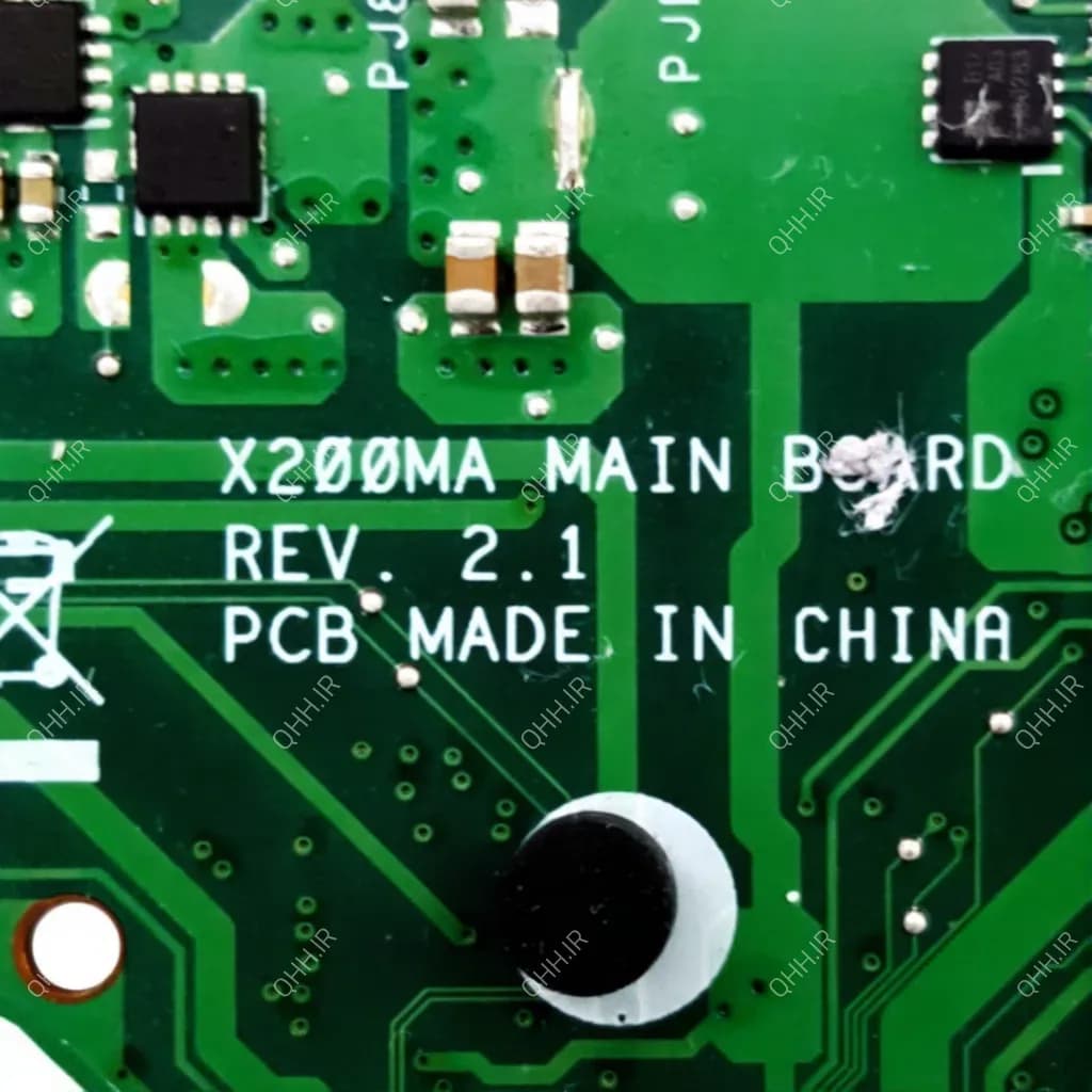 مادربرد لپ تاپ ایسوس X200MA CPU-Celeron-N2840_LED-40Pin_RAM-4GB گرافیک اینتلی — تصویر ۳