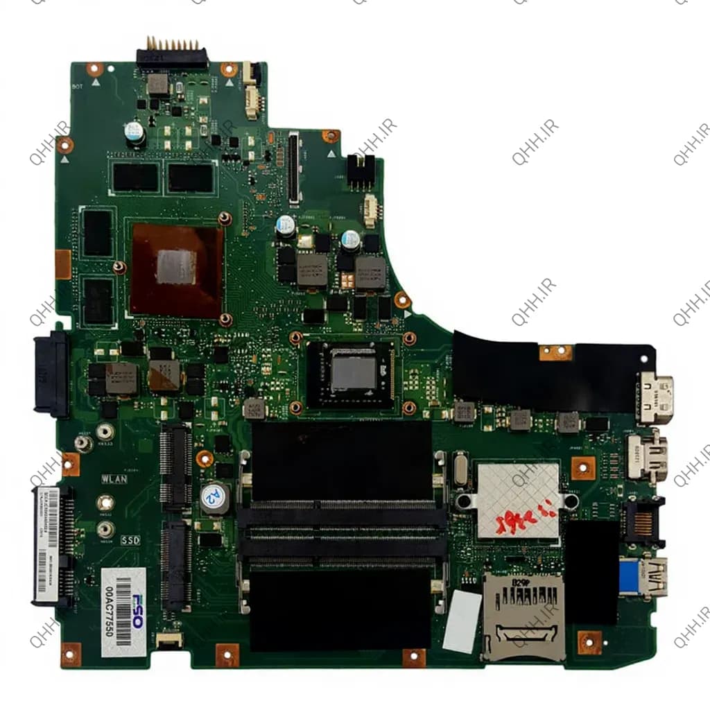 مادربرد لپ تاپ ایسوس K46CM CPU-I3-2 VGA-1GB گرافیک دار