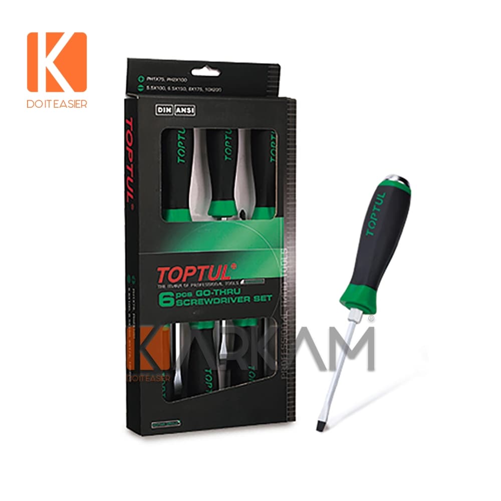 پیچگوشتی 6 عددی ضربه ای GAAE0605 تاپ تول