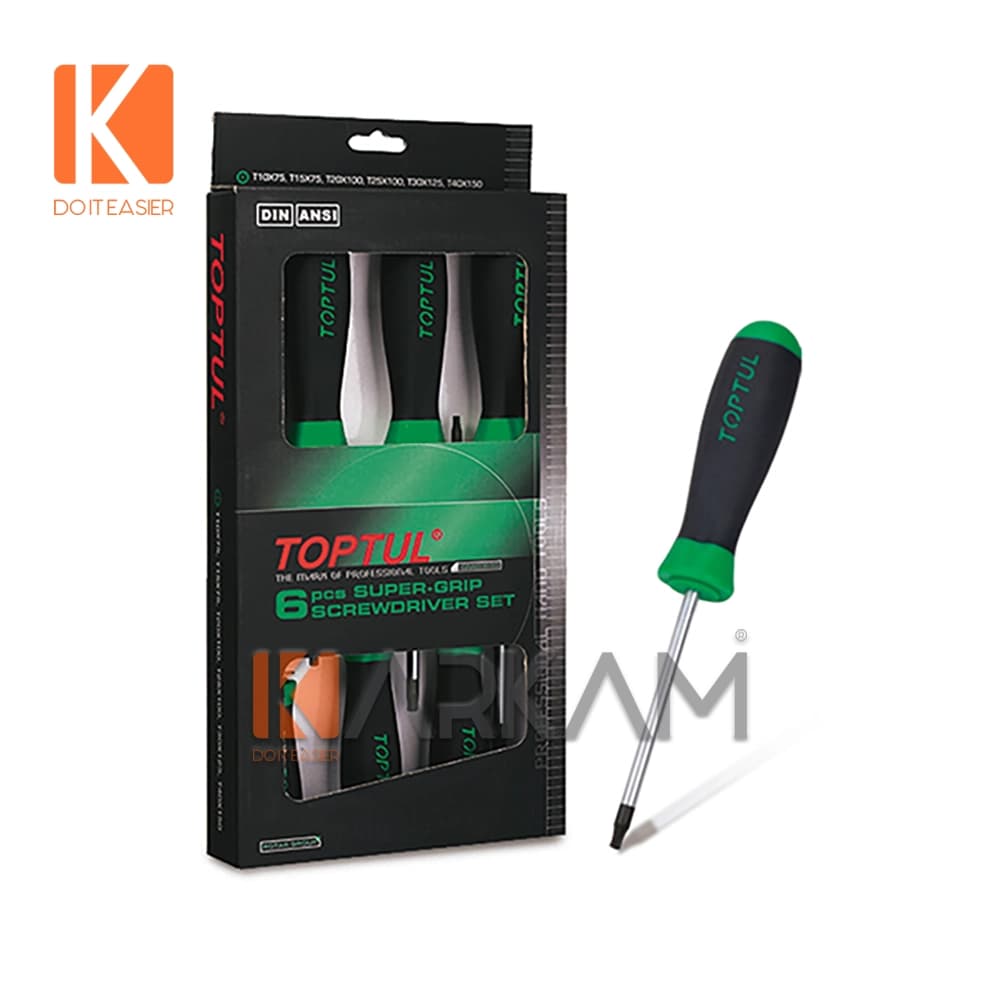 پیچگوشتی 6 عددی ستاره ای GAAE0610 تاپ تول